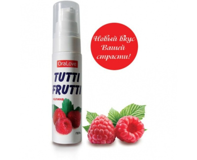 Вкусовая смазка Oralove Tutti-Frutti - Биоритм, 30 мл (малина)
