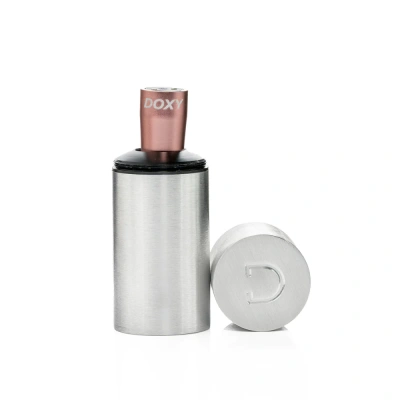 Doxy Bullet - мощный алюминиевый мини-вибратор, 12х2.5 см (розовый)