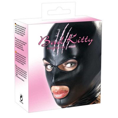 Bad Kitty-Kopfmaske - Шлем маска с открытым ртои и глазами