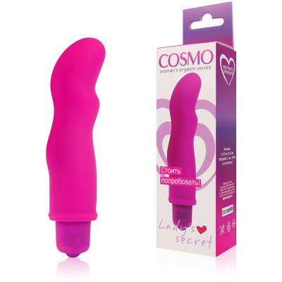 Cosmo - Вибромассажер для точки G, 11,5х2,6 см (розовый)
