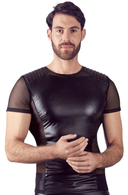 ORION NEK - Мужская футболка с сеткой, M (черный)