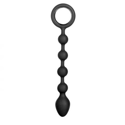 California Exotic Novelties Booty Climaxer - анальная цепочка, 20.3х3.3 см (чёрный)