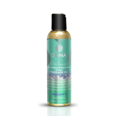 Увлажняющее массажное масло  Dona Scented Massage Oil Naughty Aroma: Sinful Spring 110 мл (цветочный)