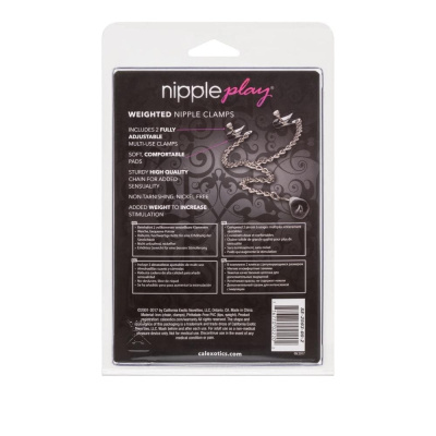 Зажимы для сосков с утяжелителем Weighted Nipple Clamps