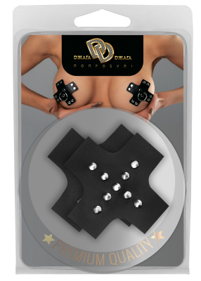 DD Джага-Джага - Пэстисы на грудь с заклепками (чёрный)