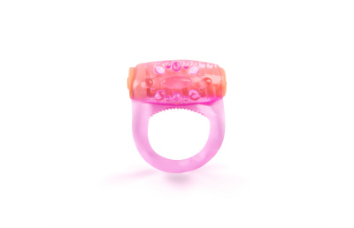 Браззерс - Эрекционное кольцо для члена с вибрацией 2.5 см (розовый) 