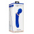 Shotsmedia Multi-Purpose Vibrator Charm - Многофункциональный вибратор,18х4 см (синий) 