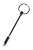 TOYFA Metal - Уретральный плаг-пуля с кольцом в основании, 12 см (серебристый)