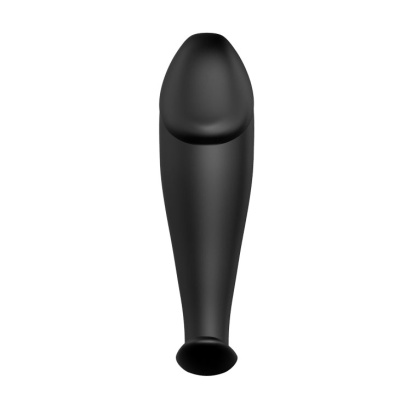  LyBaile - Pretty Love Anal Butt Plug Penis Shaped - Анальный стимулятор из силикона, 10 см (чёрный) 