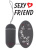 Sexy Friend - Нежное виброяйцо с дистанционным управлением, 7.9 см (фиолетовый)