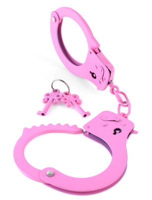 Fetish Fantasy Series Designer Metal Handcuffs металлические наручники (розовый)