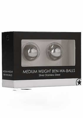 Medium Weight - Вагинальные шарики, 2 см (серебристый)