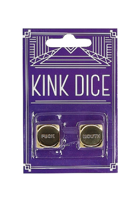 Kink Dice - Игральные кубики (золотой) 