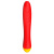 Romp Hype G-spot Vibrator - вибромассажёр для точки G, 21х3.8 см (красный)