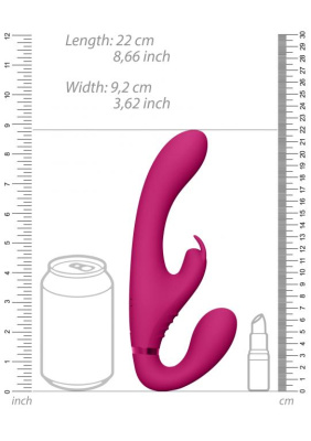 Shots Suki - Вибромассажер, 22 см (розовый)