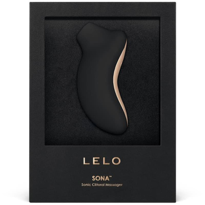 Lelo Sona - Звуковой массажер для клитора, 11.5 см (чёрный) 