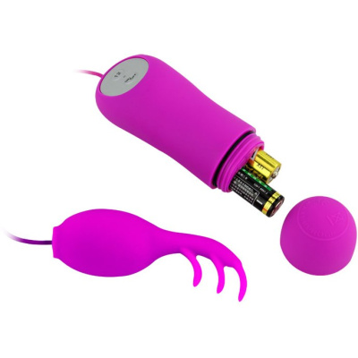 Baile Mini Love - Оригинальный вибратор с дистанционным управлением, 7.4х2.5 см  (розовый)