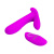 Pretty Love - Вибратор с пультом ДУ для стимуляции зоны G, 10 см (фиолетовый)