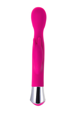 JOS LOLY - Вибратор с клиторальным стимулятором, 21,6х3,3 см (розовый)