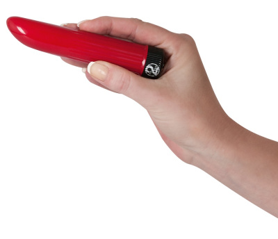 Orion You2Toys Lady finger - классический пластиковый вибратор, 13х2.5 см (красный)