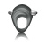 Rocks-Off Climaximum Avio - Эрекционное кольцо с вибрацией, 10 см (серый) 