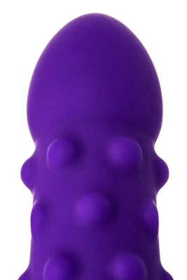 ToyFa A-toys фиолетовый вибратор с шишечками, 17х3 см (фиолетовый)