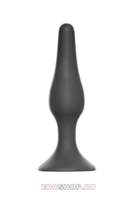 Lola  Slim Anal Plug Large Black - Анальная пробка, 12.5 см (чёрный) 