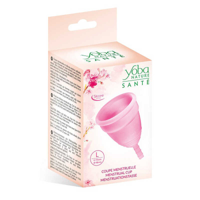 YOBA - Coupe menstruelle - Менструальная чаша, размер L, 7.7 см (розовый)