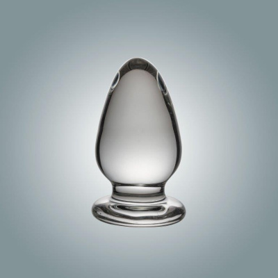 Джага - Джага - Маленькая стеклянная анальная пробка 0008, 8х2.5 см 