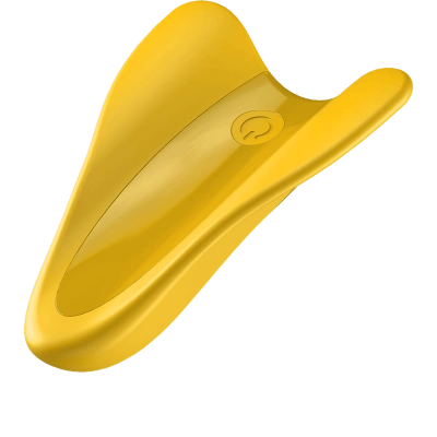 Satisfyer High Fly - Маленький вибратор на палец 6.5х5.5 см (желтый) 