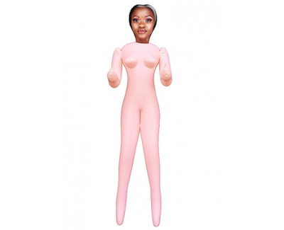 Shotsmedia - Надувная темнокожая кукла Handygirl (коричневый) 