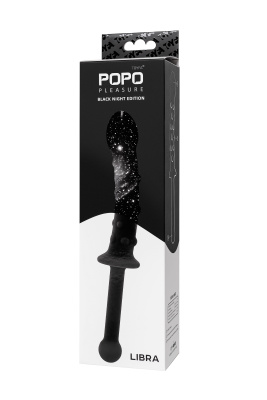 TOYFA POPO Pleasure - Фаллоимитатор двусторонний, 24,5 см (черный)