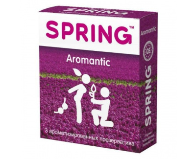 Ароматизированные презервативы  Spring Aromantic, 3 шт