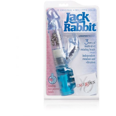 CalExotic Jack Rabbit - Невероятный вибратор-кролик с функцией ротации, 12х4 см