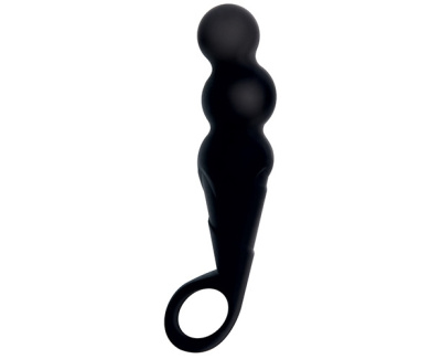 Анальный стимулятор Assy The Maggot, 14,5 см (чёрный) 