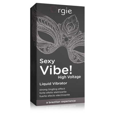 Orgie Sexy Vibe High Voltage - возбуждающий гель с усиленным эффектом вибрации, 15 мл