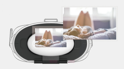 Виртуальные очки Sense VR - гарнитура для мастурбаторов Sensetube (белый)