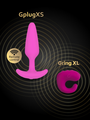 Подарочный набор от Gvibe: кольцо Gring XL, вибратор Greal Mini и анальная пробка Gplug XS 