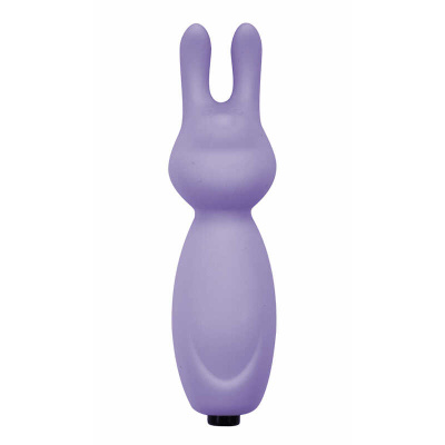 Lola Toys Emotions Funny Bunny Lavender - маленький вибратор для клитора, 8.2х2.3 см (сиреневый) 