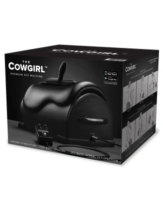 CowGirl - Премиум секс-машина,  42 см х 34 см х 30 см (чёрный) 