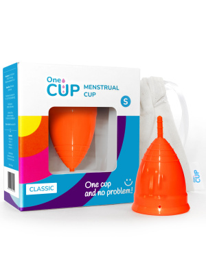 OneCUP - Менструальная чаша, Classic S - 24 мл (оранжевый)