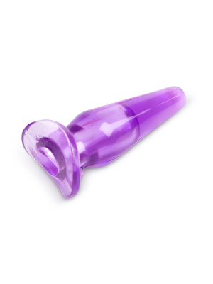 Браззерс - небольшая анальная пробка, 7х2.5 см (фиолетовый)