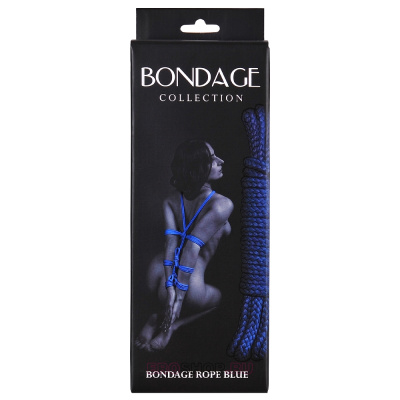 Веревка для связывания Bondage Collection, 9 м. (синий) 