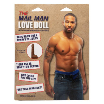 THE MAIL MAN LOVE DOLL - Надувная кукла мужчина с фаллосом (коричневый) 