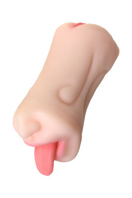 TOYFA Juicy Pussy Fruity Tongue - Мастурбатор реалистичный, 19 см (телесный)