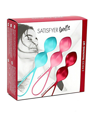 NEW! Satisfyer Balls - Вагинальные шарики, 3,4 см