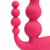 4sexdream вибромассажер для анально-вагинальной стимуляции, 15х3.5 см (розовый)