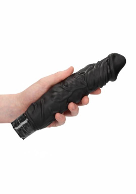 Shots Toys Realisic 10 speed Vibrator большой реалистичный вибратор, 24х5 см (чёрный)