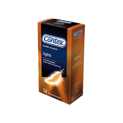 Contex Lights особо тонкие презервативы  (12 шт)