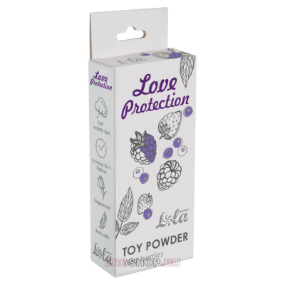 Lola games Love Protection - восстанавливающая пудра для секс-игрушек с ароматом лесных ягод, 15 гр.